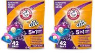Detergente para roupa Arm & Hammer Plus OxiClean 5 em 1 42 Power Packs