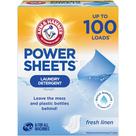 Detergente para roupa Arm & Hammer Power Sheets Fresh Linen 50 quilates