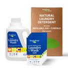 Detergente para roupa Truly Free Powder Wash 250 cargas, pacote com 5 Detergente para roupa Truly Free Powder Wash 250 cargas, pacote com 5