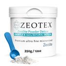 Detox Powder Zeotex Zeolite 350g para limpeza corporal completa