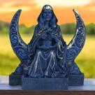 Deusa Morgana - Azul com Dourado