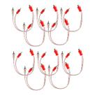 Dez Cabo Y Rca Automotivo Banhado Ouro Tech One 2 Machos 1 Fêmea Blindado Vermelho e Transparente Dez Cabo Y Rca Automotivo Banhado Ouro Tech One 2 Machos 1 Fêmea Blindado Vermelho e Transparente