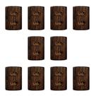 Dez Conjuntos com 2 Tomadas 2p+t 20a 250v, Modular, com Placa 4x2 e Suporte Dez Conjuntos com 2 Tomadas 2p+t 20a 250v, Modular, com Placa 4x2 e Suporte