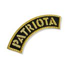 DGV003-02 Tarja Patriota Patch Bordado11x2,7cm Tipo de material:B) Fecho de Contato