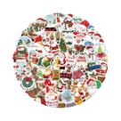 Dia de Natal Vinil Adesivo para DIY Styling, Snowboard, Laptop, Bagagem, Carro, Frigorífico, 120pcs