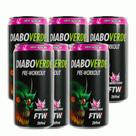 Diabo Verde Pré-Workout (6 Latas 269ml) - Sabor: Energy Drink