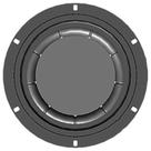 Diafragma para subwoofer BAIMOQI 6,5/8 polegadas em borracha e ferro