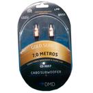 Diamond Cable GS-3057 Gold Series Cabo para Subwoofer Conectores Banhados Ouro 24K 7 Metros Diamond Cable GS-3057 Gold Series Cabo para Subwoofer Conectores Banhados Ouro 24K 7 Metros