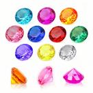 Diamond Toy NLR Big Size Kids com conjunto de gemas de acrílico de 4 cm e 20 unidades