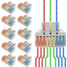 DIANN Conectores de Fio com Alavanca 10 peças 28-12 AWG para Emenda Rápida DIANN Conectores de Fio com Alavanca 10 peças 28-12 AWG para Emenda Rápida