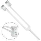 Diapasão Médico Inox Medicina Avaliação Audiológica Audiologica Com Fixador Estágio Profissional 128Hz 256Hz Aluminio