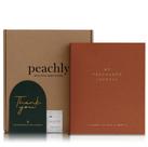 Diário de gravidez Peachly Linen Keepsake Rust 20x24 cm