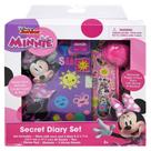 Diário Disney Junior Minnie Mouse Secret com fechadura e chave