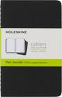 Diário Moleskine Cahier, capa macia, bolso, preto, 64 páginas