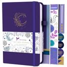 Diário Pontilhado VIVID SCRIBBLES - 160g/m² - 200 Páginas - Roxo