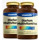 Diarium Diário Multivitamínico 120 Cápsulas Diversas Quantidades Vitamin Life