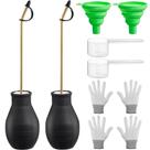 Diatomaceous Earth Powder Duster Qualirey Garden com tubo