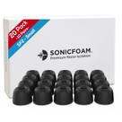 Dicas de fone de ouvido Memory Foam SONICFOAM SF2 Small Black, pacote com 20