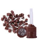 Dicas de mistura LA MIERE 100 Pack 1:1 Brown Core Dental