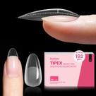 Dicas de unhas Beetles Tipex Instant Apex Medium Oval Ammond