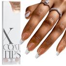 Dicas de unhas em gel francês BartboxNails XCOATTIPS com primer e base