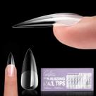 Dicas de unhas GELLEN Long Almond Tipex 320 unidades para unhas planas