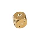 Dice Pure Copper, 2 cm, presente sólido, cor criativa, Mahjong Swing Dice Pure Copper, 2 cm, presente sólido, cor criativa, Mahjong Swing