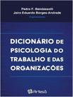 Dicionario De Psicologia Do Trabalho E Das Organizacoes - ARTESA EDITORA Dicionario De Psicologia Do Trabalho E Das Organizacoes - ARTESA EDITORA