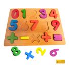 Didaticos Aprenda Brincando Cores e Numeros DM Toys Jogo de Encaixar Brinquedo Recreativo Educativo