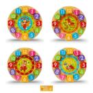 Didaticos Aprenda Brincando Relogio Cores Sortidas DM Toys Brinquedo Educativo