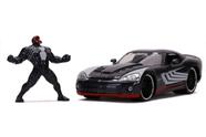 Diecast Car Jada 1:24 2008 Dodge Viper com boneco Venom