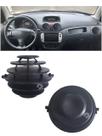 Difusor Ar Central Lateral Preto Globinho Citroen C3 2011 2013