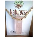 Difusor Aromatizador Colar Quartzo Rosa c/ corrente folheado a Ouro ( Difusor Pessoal para óleo essencial) Difusor Aromatizador Colar Quartzo Rosa c/ corrente folheado a Ouro ( Difusor Pessoal para óleo essencial)