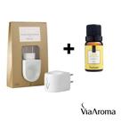 Difusor Aromatizador Elétrico + 1 Essência Via Aroma
