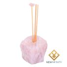 Difusor Cristal Quartzo Rosa Pedra Natural Aromaterapia