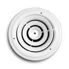 Difusor de Aire Redondo de Techo Truaire C800-08, 30 cm, Blanco