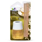 Difusor De Ambiente Aromas Perfumador Perfume Casa Cheiro Cha Branco com Varetas 100ml Quarto Essencia Fragrancia