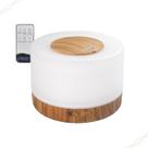 Difusor de Aromas Elétrico de Ar com 4 Funcões Led Abajour 7 Cores e Controle Remoto