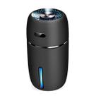 Difusor de carro KUYYFDS Umidificador USB 200mL com 7 cores LED preto