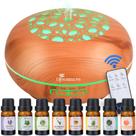 Difusor de óleo essencial Diffuserlove 550mL com controle remoto