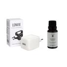 Difusor Elétrico de Cerâmica + Óleo Concentrado Patchouli Vanilla 20ml Lenvie Difusor Elétrico de Cerâmica + Óleo Concentrado Patchouli Vanilla 20ml Lenvie