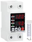 DIHOOL Protetor de Tensão Ajustável 110V/220V 1-63A para Trilho DIN DIHOOL Protetor de Tensão Ajustável 110V/220V 1-63A para Trilho DIN