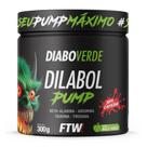 Dilabol Pump Pré Treino Pote 300g Ftw Diabo Verde Maça Verde