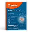 Dilatador Nasal Cremer Formato Anatômico Cor Bege com 30 Unidades