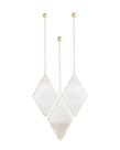 Dima kit com 3 Espelhos Losango Dourado Umbra