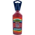 Dimensional glitter Acrilex vermelho 35ml Dimensional glitter Acrilex vermelho 35ml