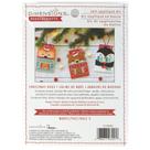 Dimensões do kit de apliques de feltro: enfeites de Natal DIY, 4 peças