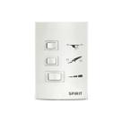 Dimmer Spirit 4x2 3 Velocidades 1 Lampada 127V Sem Capacitor