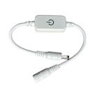 Dimmer Touch para Fita LED 12V 24V com Conector P4 Branco - 5 Unidades