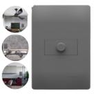 Dimmer Variador Luminosidade Velocidade Habitat Onix Chumbo Fame